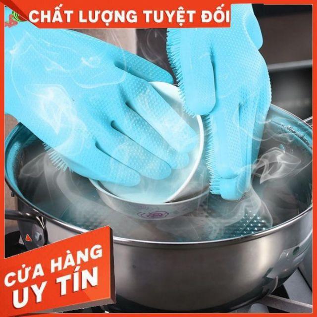 ĐÔI GĂNG TAY RỬA BÁT SILICON TỰ TẠO BỌT TIỆN LỢI