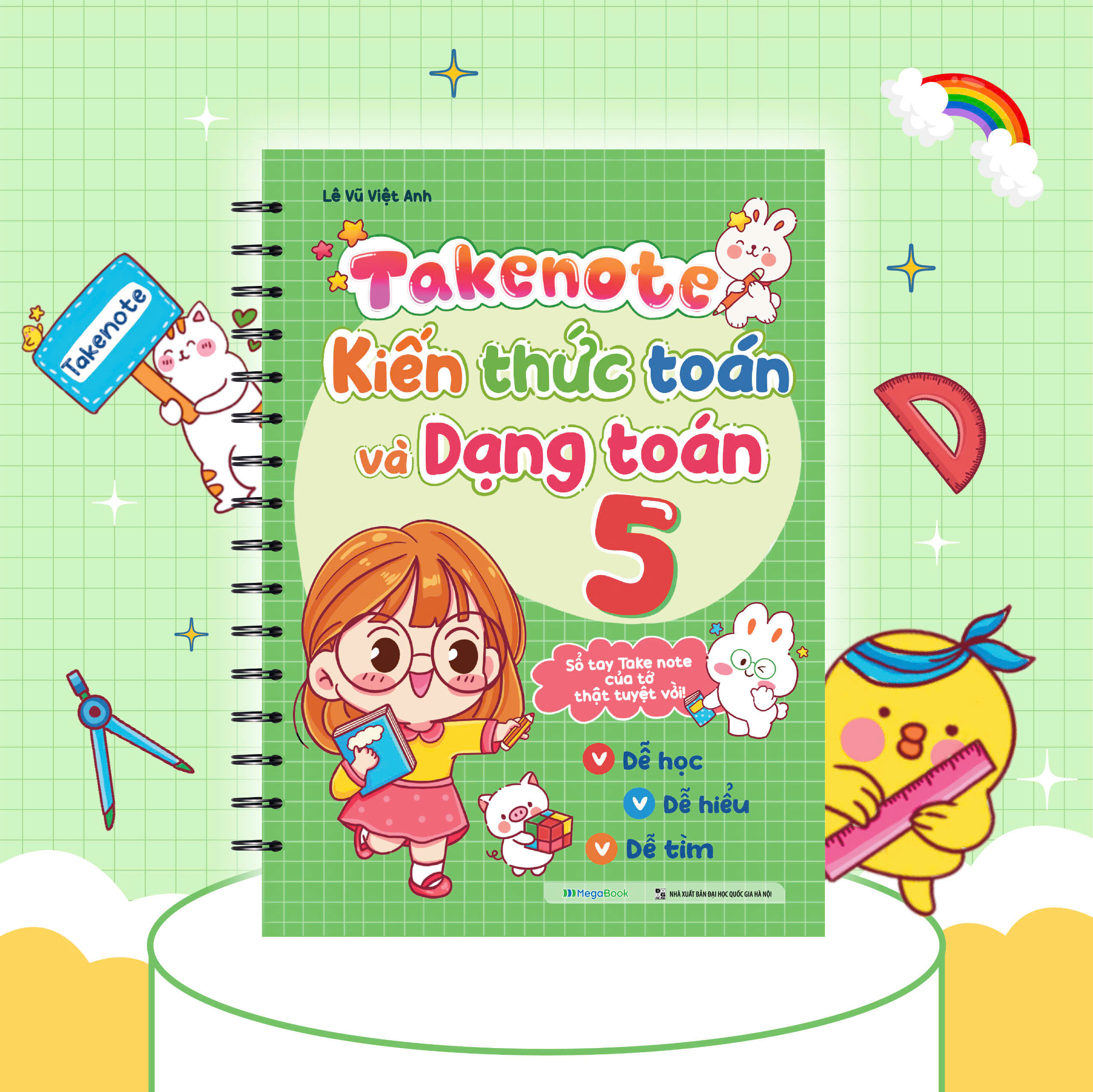Takenote kiến thức toán và dạng toán 5