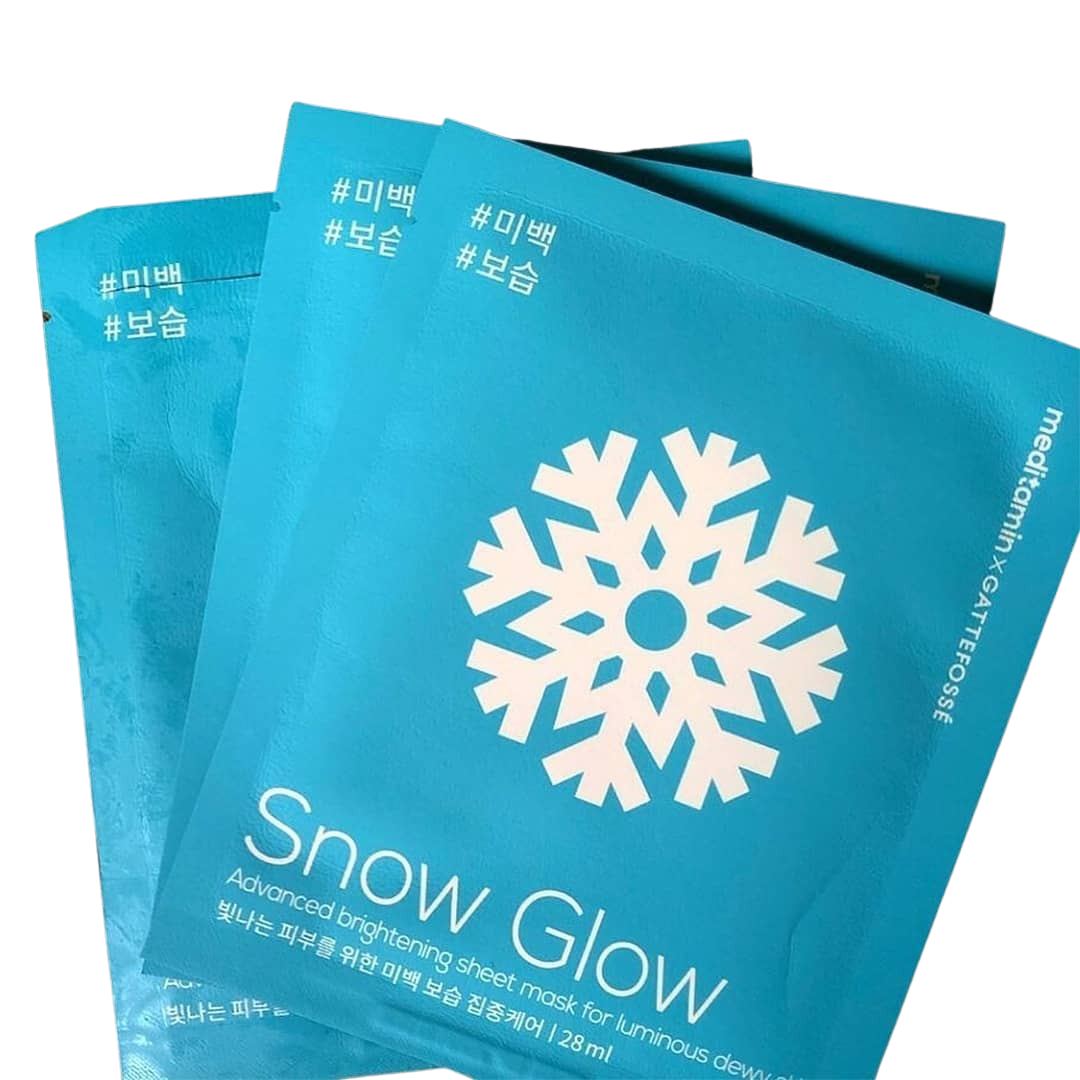 Mặt nạ dưỡng ẩm và làm sáng da, mờ vết thâm meditamin Snow Glow Premium Sheet Mask