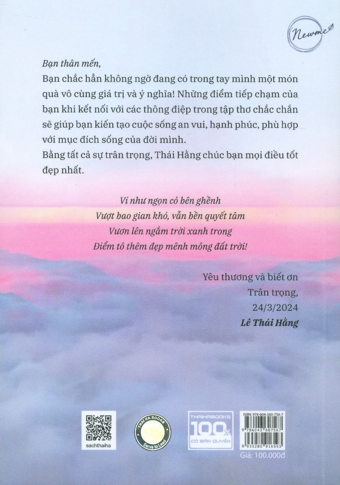 TIẾNG GỌI - Lê Thái Hằng (bìa mềm)