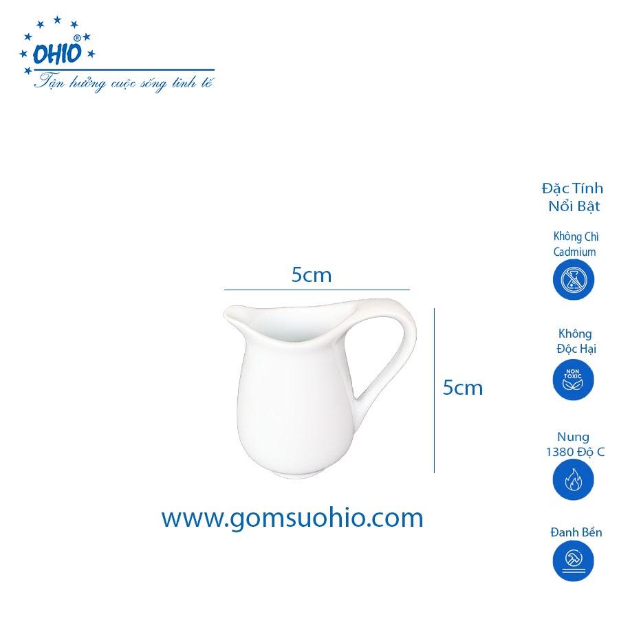 Bình Sữa 35ml Sứ Trắng OHIO