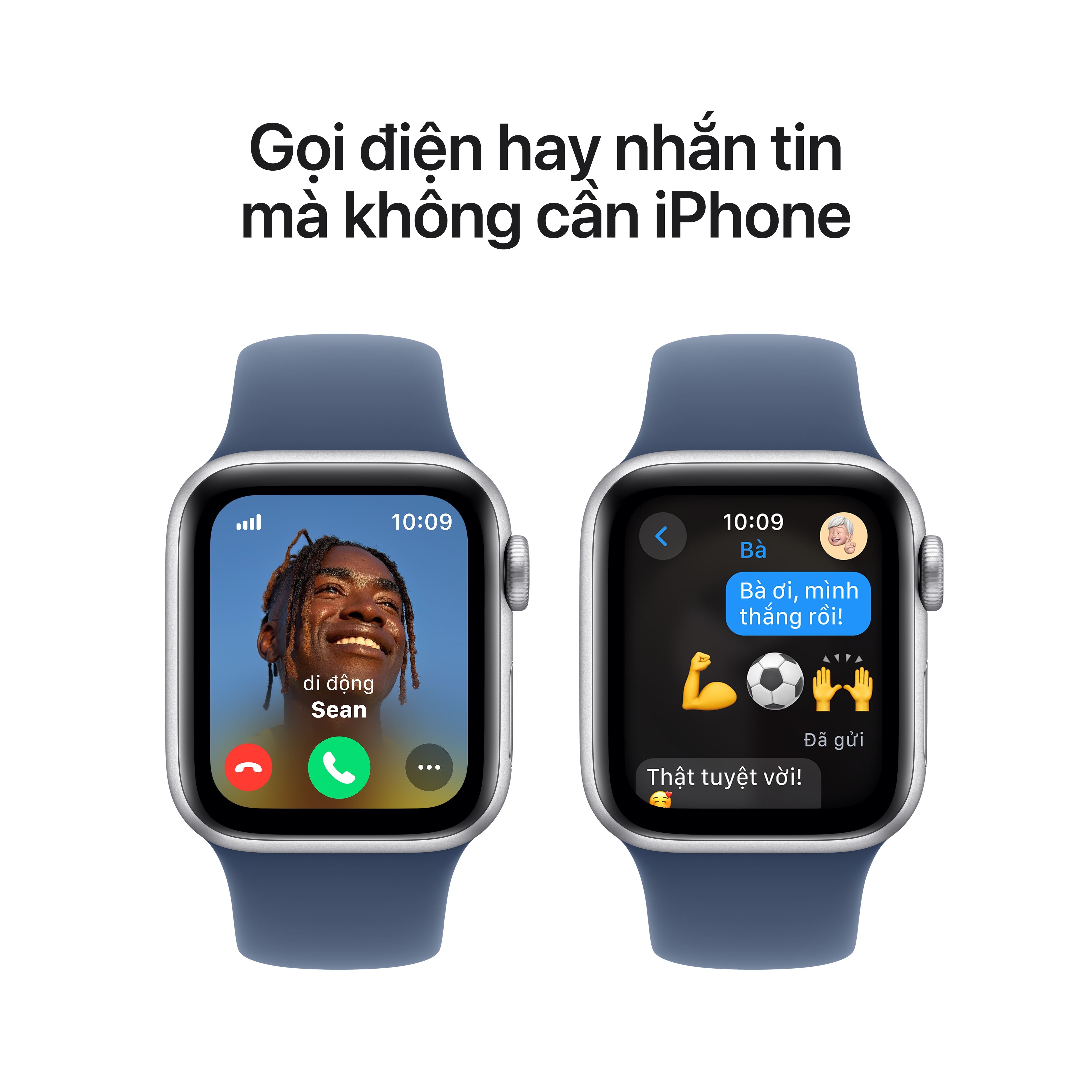 Apple Watch SE 2024 GPS (Viền nhôm, dây cao su)