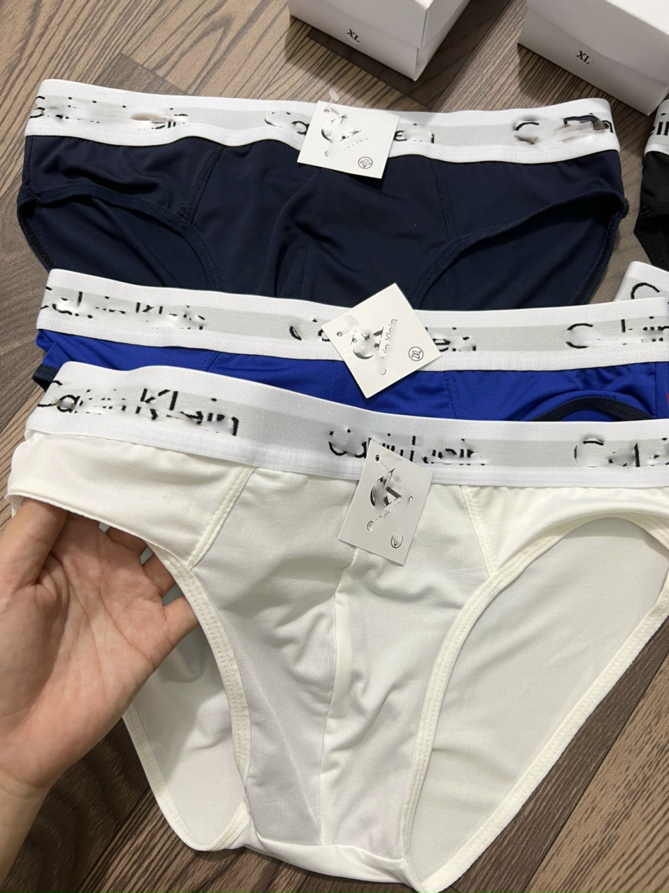 Combo 5 quần lót nam tam giác nhiều màu cotton cao cấp co dãn thấm hút tốt