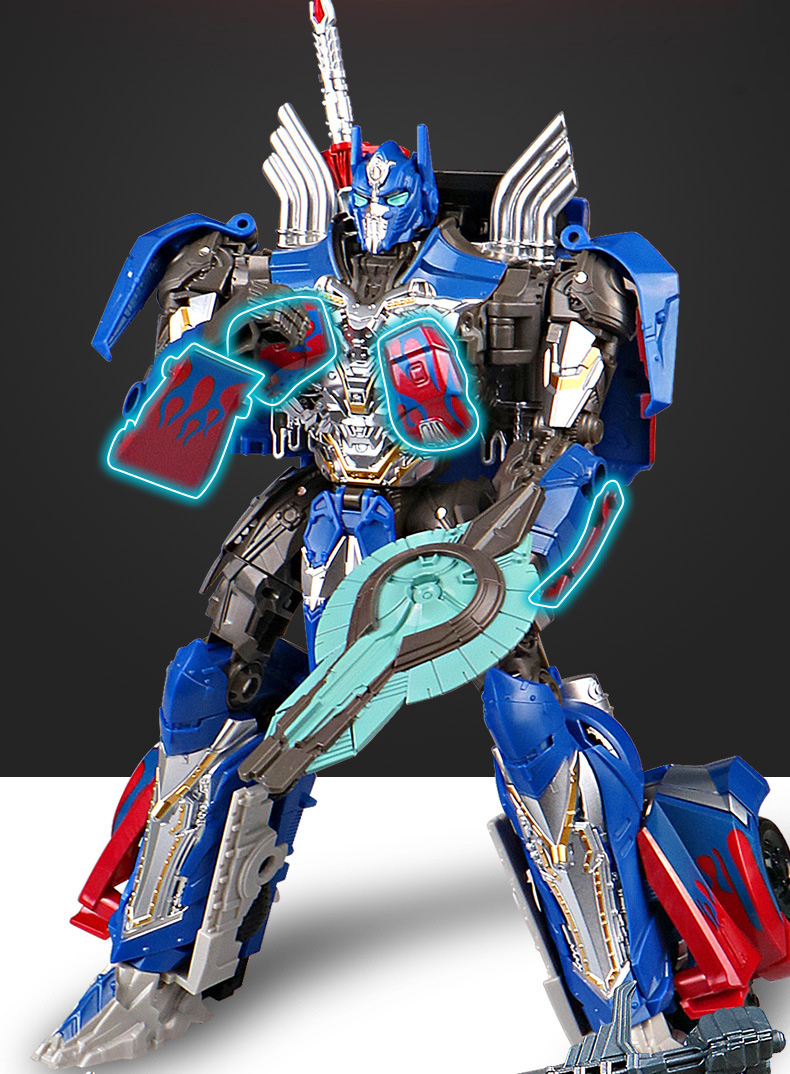 Robot biến hình ô tô Transformer mẫu Optimus Prime 601A trong phim The Last Knight