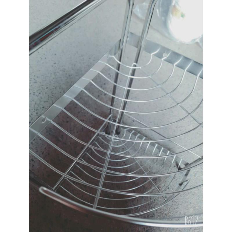 KỆ GÓC INOX 304 LOẠI 2 TẦNG VÀ 3 TẦNG hàng đẹp