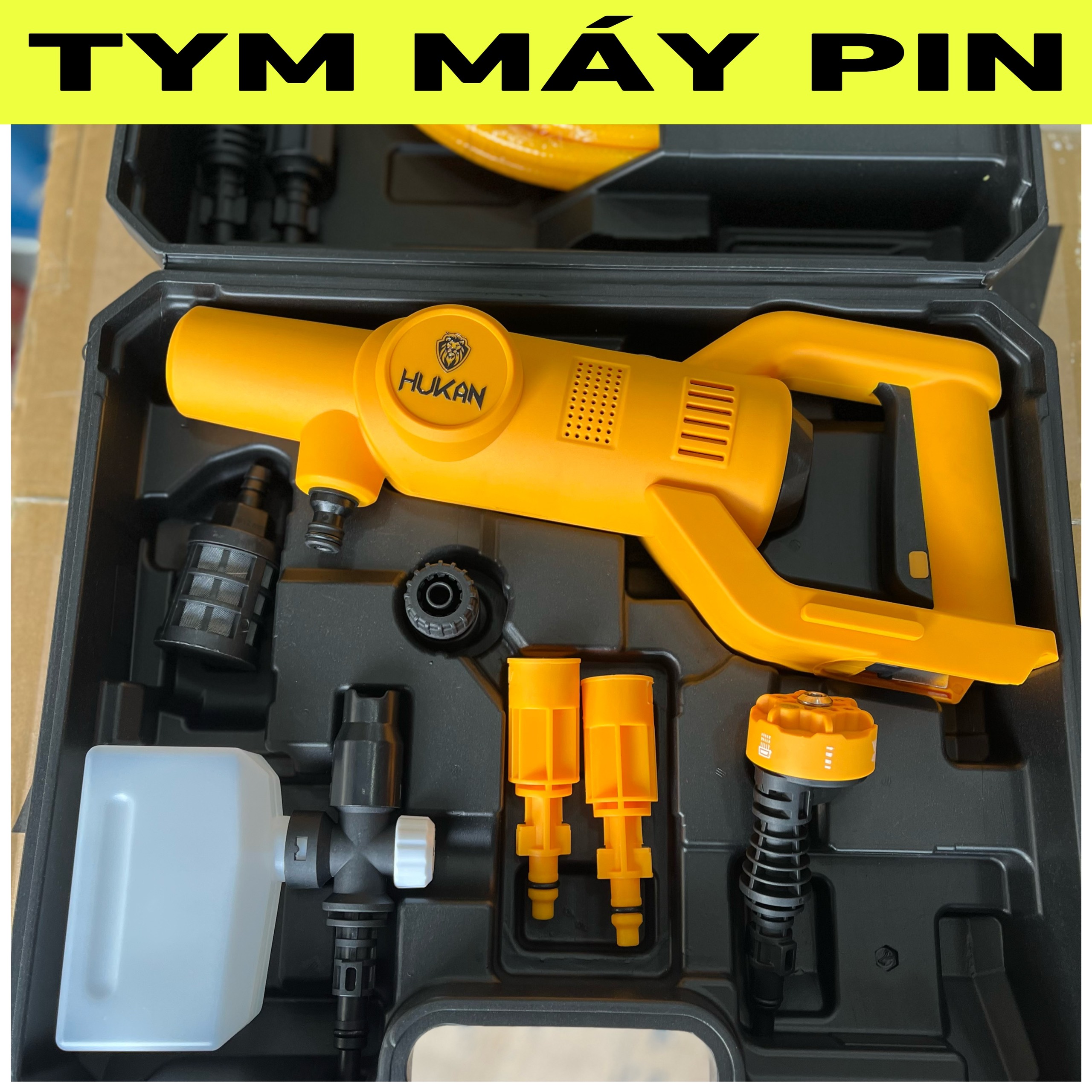 Thân Máy Rửa Xe Pin 21V HUKAN HK-PW4820BL – TYM MÁY PIN