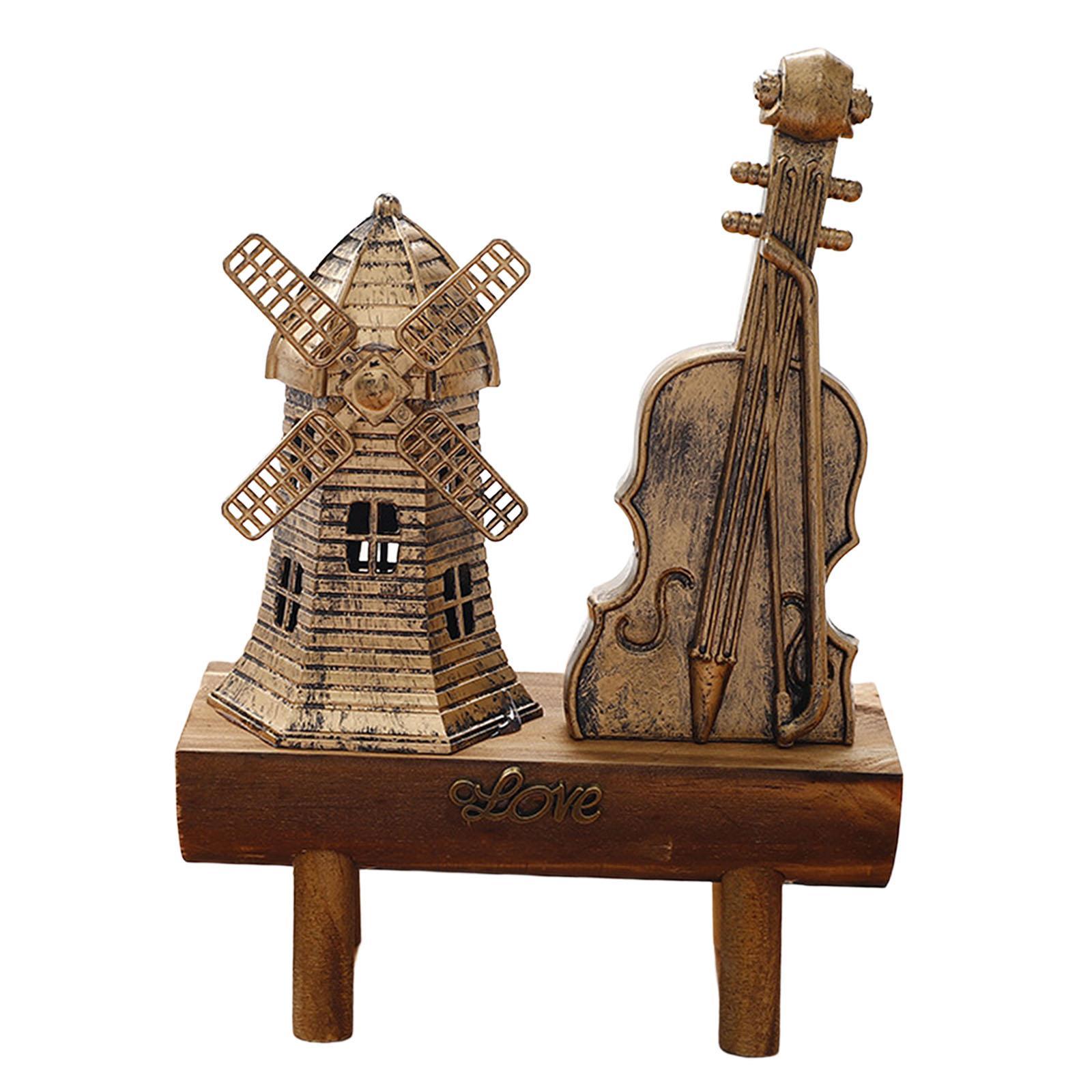 Miniature Table Decor Craft Party Home Windmill Windmill