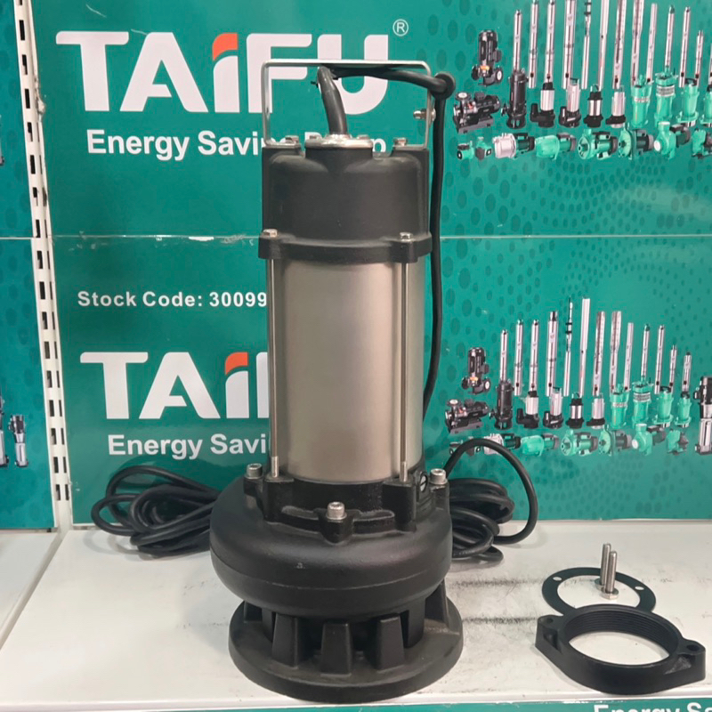 Máy bơm chìm nước thải 1.1Kw Thân INOX 304 TAIFU WFD30-5-1.1 - Bảo hành 1 năm