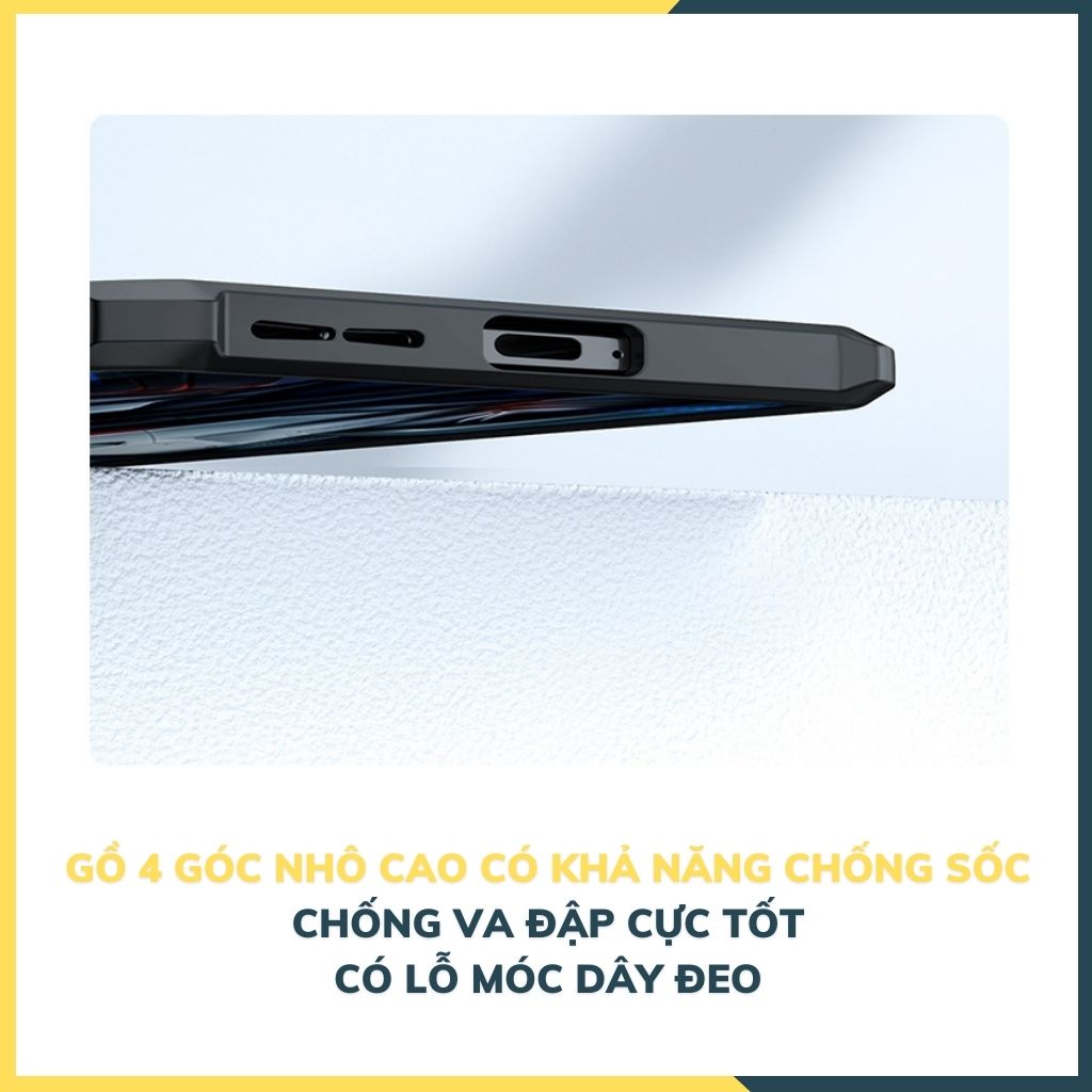 Ốp lưng chống sốc XUNDD cho redmi k50 gaming bảo vệ camera - hàng nhập khẩu