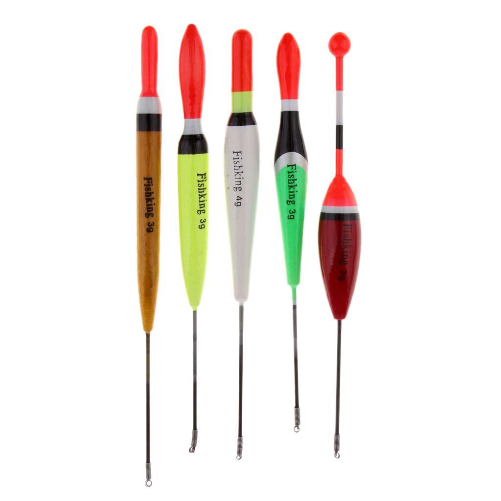 10pcs Fishing Balsa Wood Floats Bobbers Buoy Carp Coarse Fishing Tackle