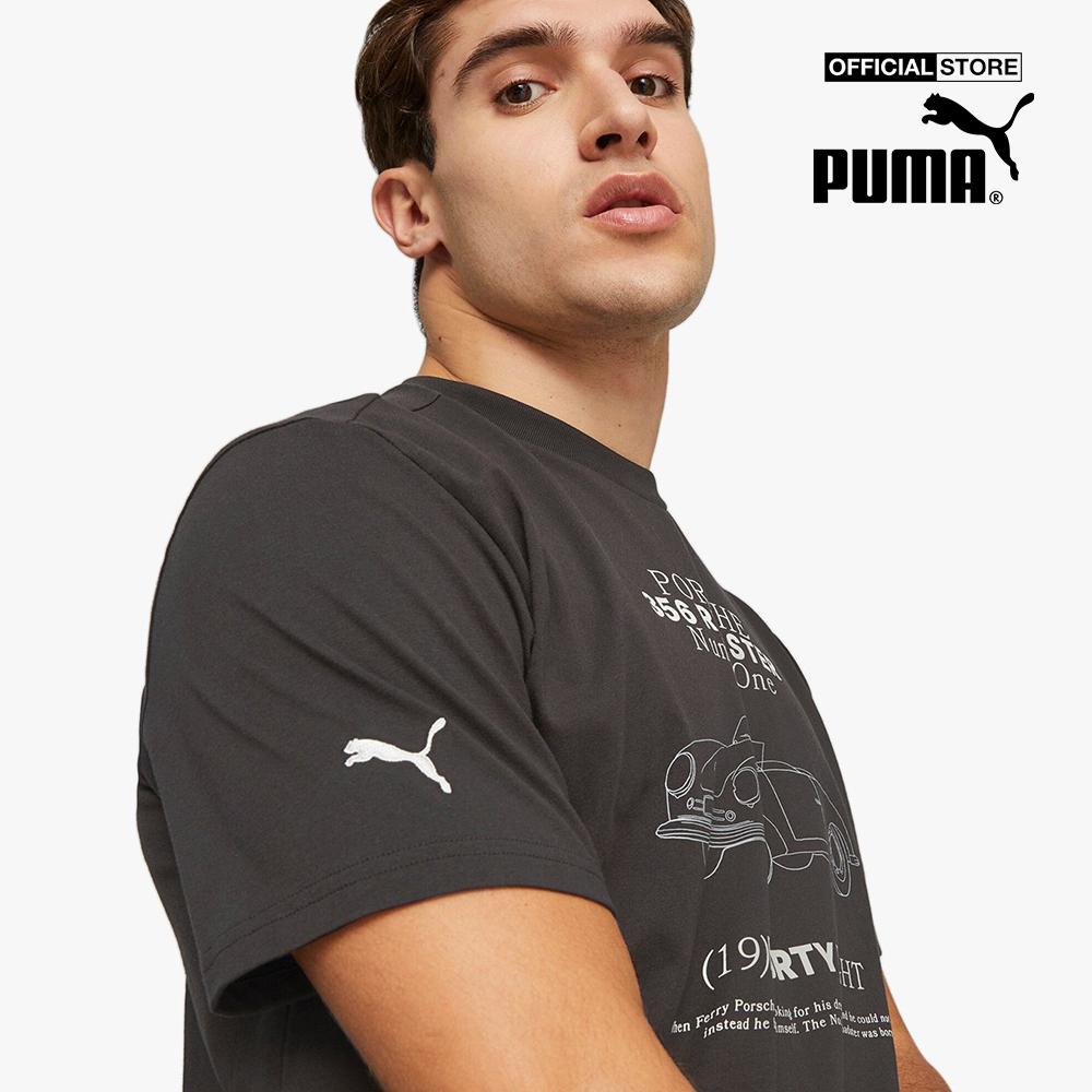 PUMA - Áo thun nam cổ tròn tay ngắn Porsche Legacy 356 Road