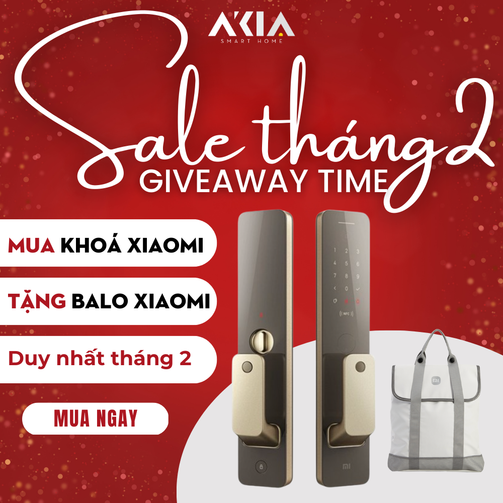 Khóa thông minh Xiaomi Smart Door Lock Push and Pull Automatic - Thân khóa tự động, 7 cách mở cửa, mở khoá vân tay, kết nối Homekit, Mihome - Hàng Chính hãng