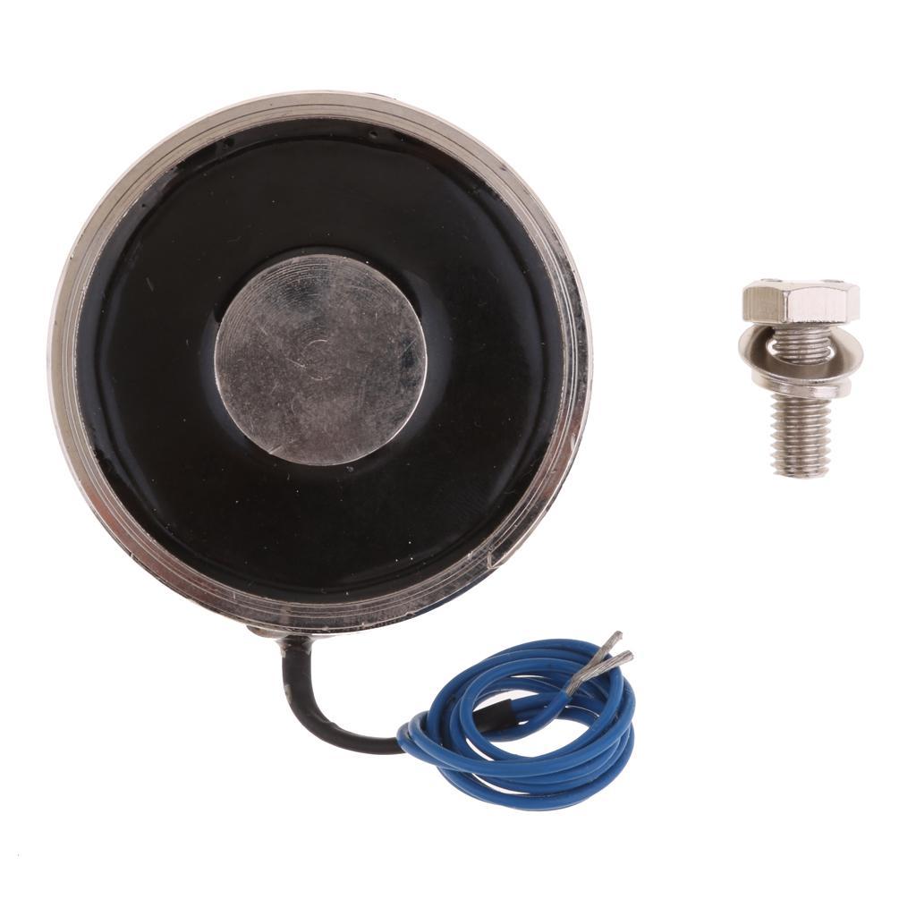 2x Electric Lifting Magnet Electromagnet - Silver, DC 12V 800N