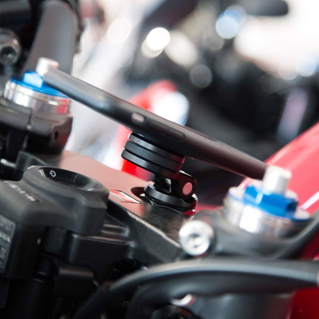 Giá Đỡ Kẹp Điện Thoại Cho Xe Moto SP Connect Stem - Chống Rung, Bảo Vệ Thiết Bị - Hàng Chính Hãng