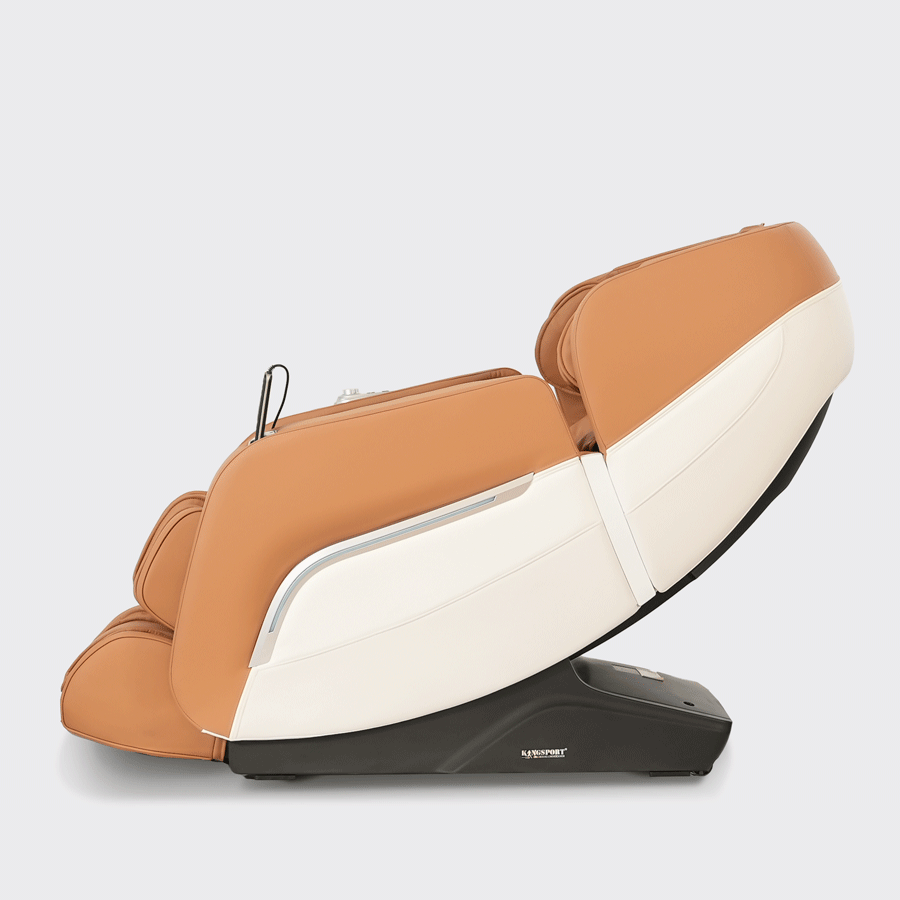 Ghế massage toàn thân cao cấp KINGSPORT G60-YELLOW con lăn 3D chuyên sâu, 12 chương trình massage tự động