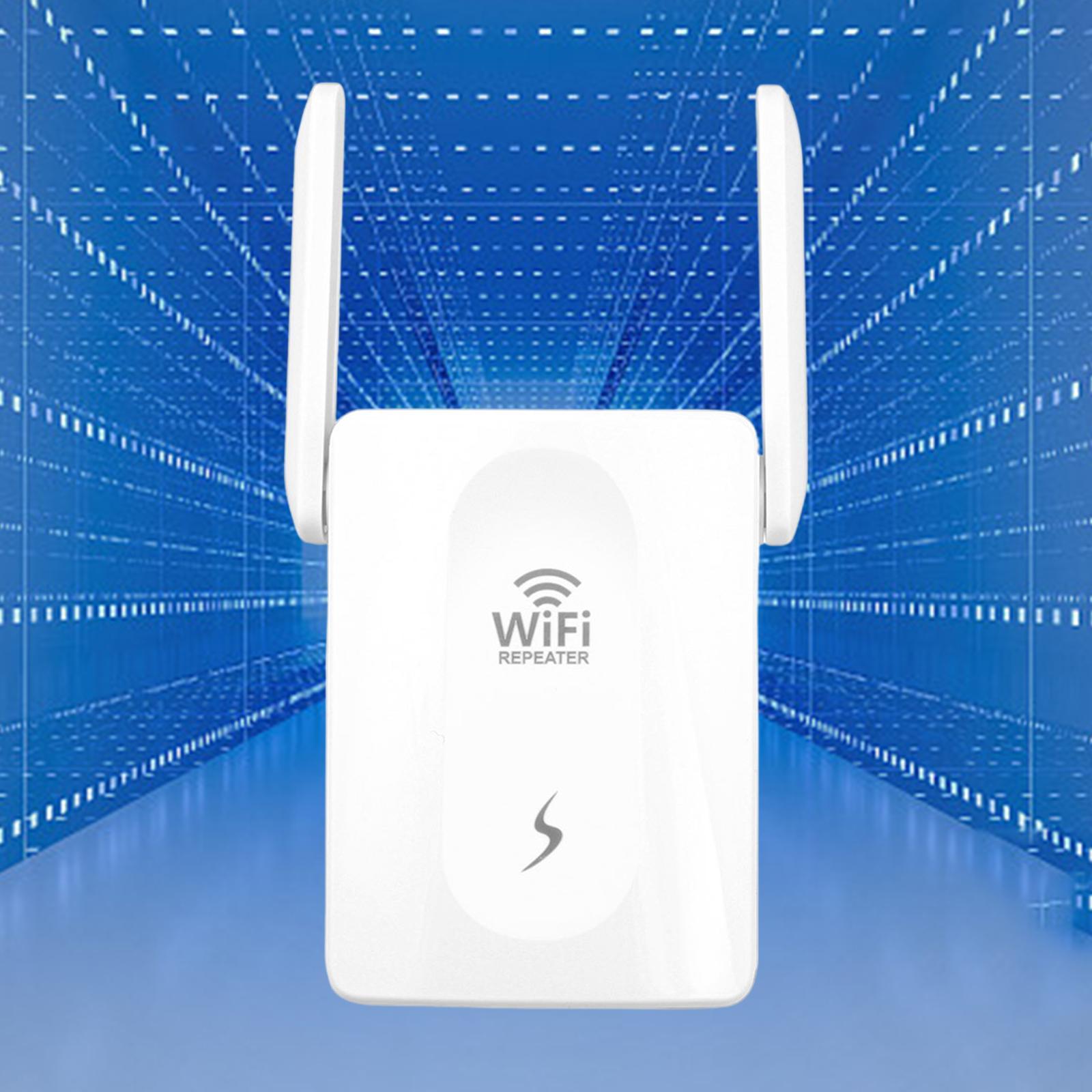 WiFi Repeater Set ,300M Amplifier Wi-Fi Expander 2 Antenna Signal Booster Household Computer Accessories Router US