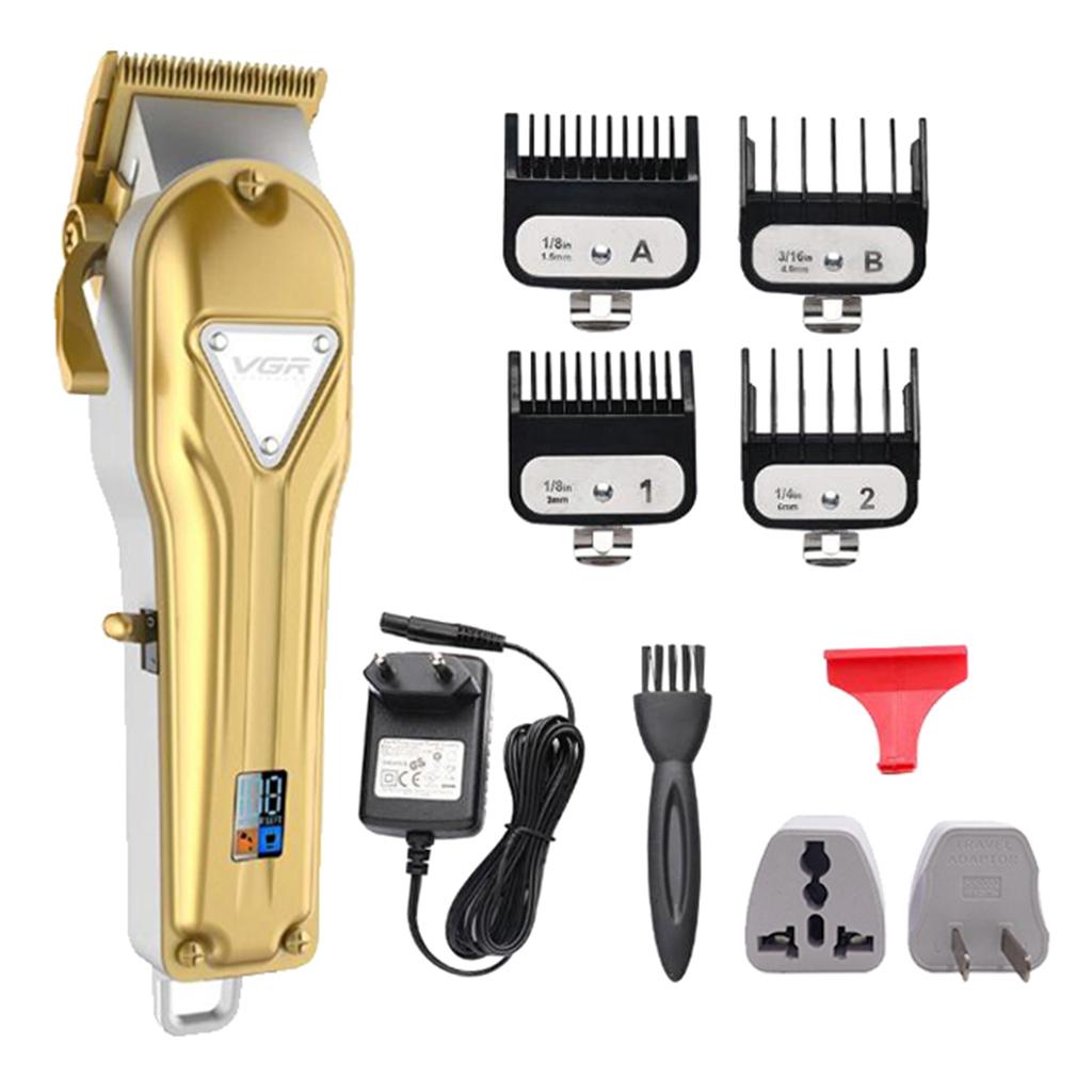Professional Men's LCD Hair Clipper Kids Haircut Shaver Barber Shop Home Trimmer
