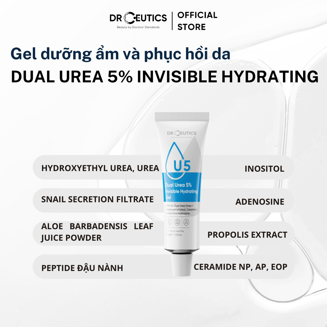 DRCEUTICS Dưỡng Ẩm Và Phục Hồi Da Dual Urea 5%, 10%, 15%
