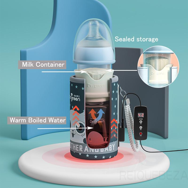 USB Sữa Bình Thủy Tinh/PPSU /Tritan Bình Nhiệt Giữ Thả Chịu Nhiệt Độ Không Đổi Nhanh Xả Nước nhiệt