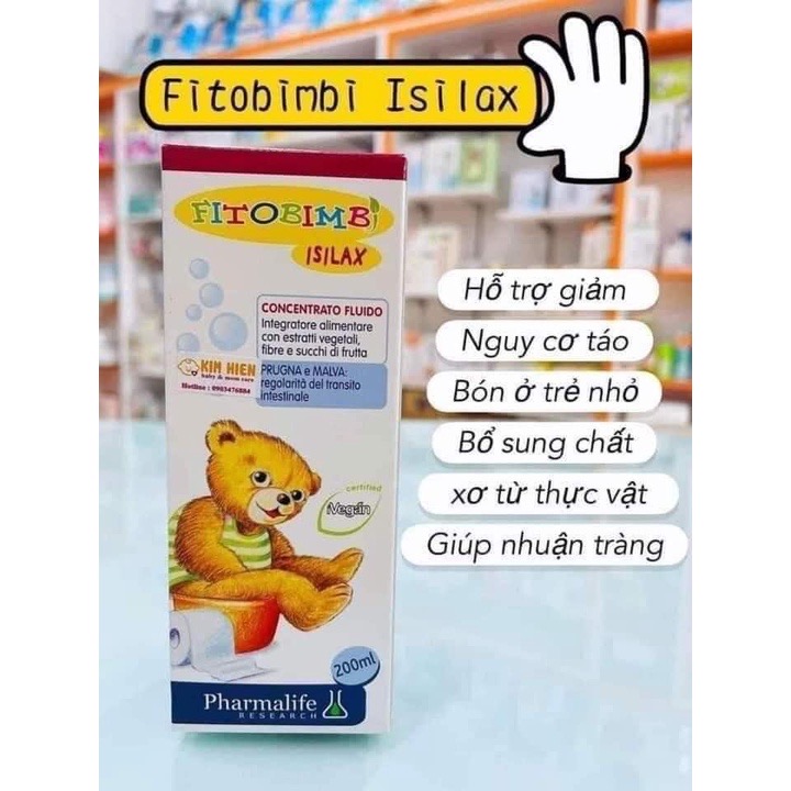 Fitobimbi Isilax 200ml Giảm Táo Bón Kéo Dài Hiệu Quả