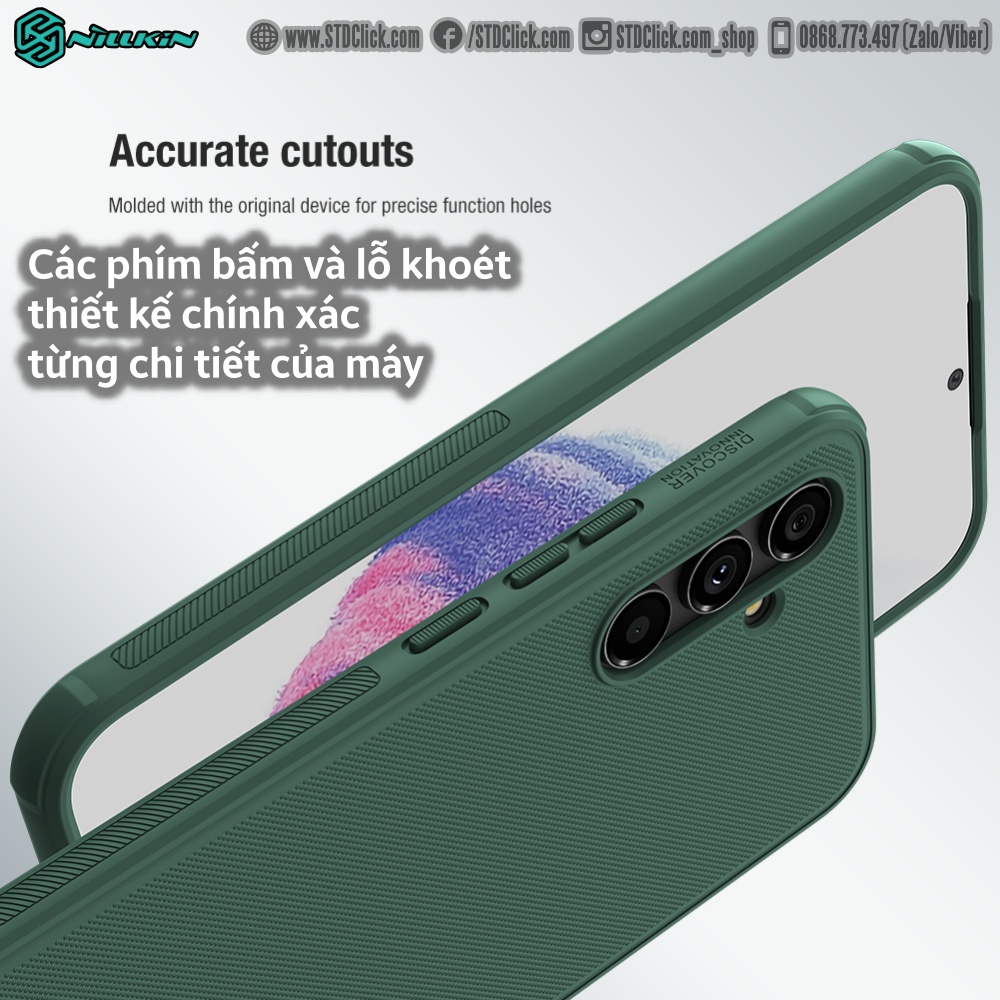 ỐP LƯNG DÀNH CHO ĐIỆN THOẠI SAMSUNG GALAXY A54 5G NILLKIN NHỰA CỨNG VIỀN DẺO