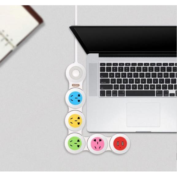 Ổ cắm bẻ cong USB Charger