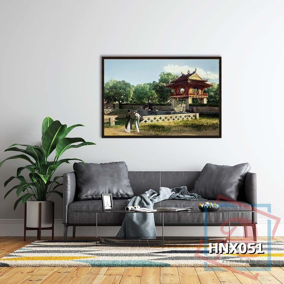 Tranh phong cảnh Hà Nội xưa - HNX051