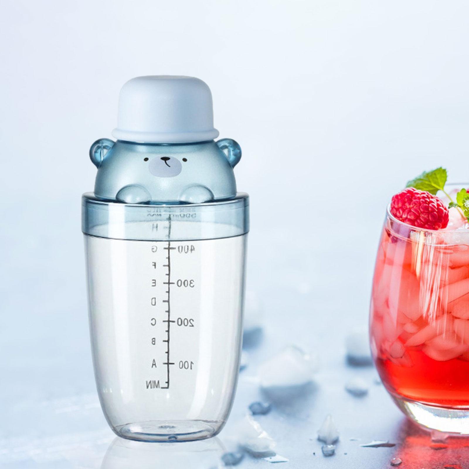 Clear Cocktail Shaker Leakproof Boston Shaker for Drink Home Bar Accessories