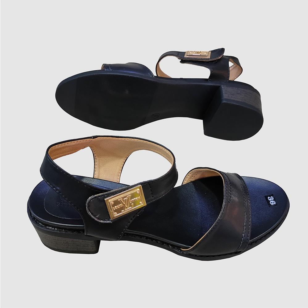 Giày Sandal Nữ HÀ NAM Da Bò Thật Cao Cấp 5cm DNU2093