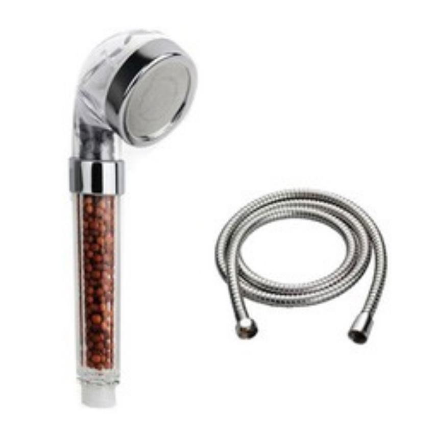 Vòi sen tăng áp lọc có hạt Nano đá kháng khuẩn chất liệu Inox cao cấp 206802