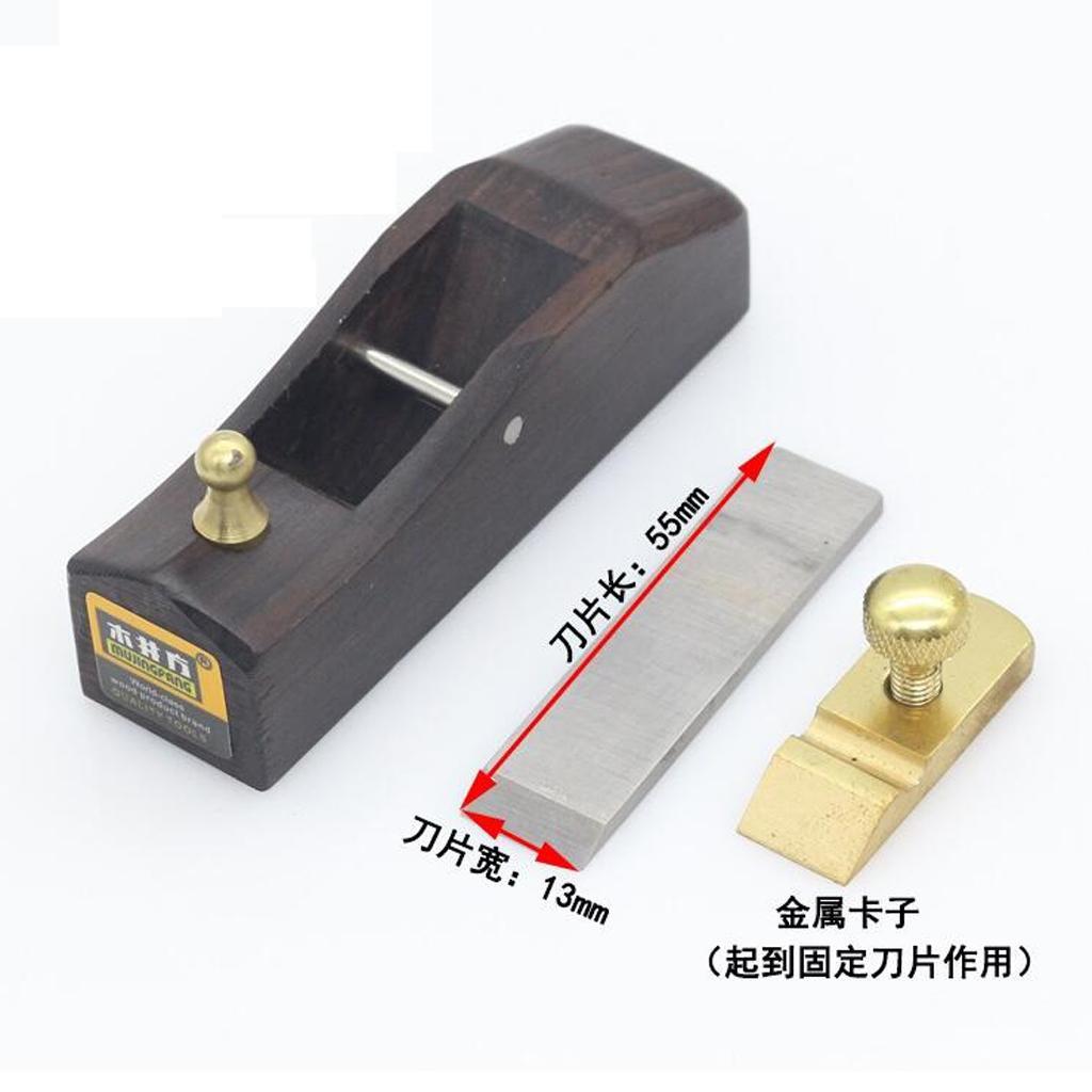Pack of 2 Mini Wood Planer Hand Tool Flat Bottom Wood Trimming Plane for