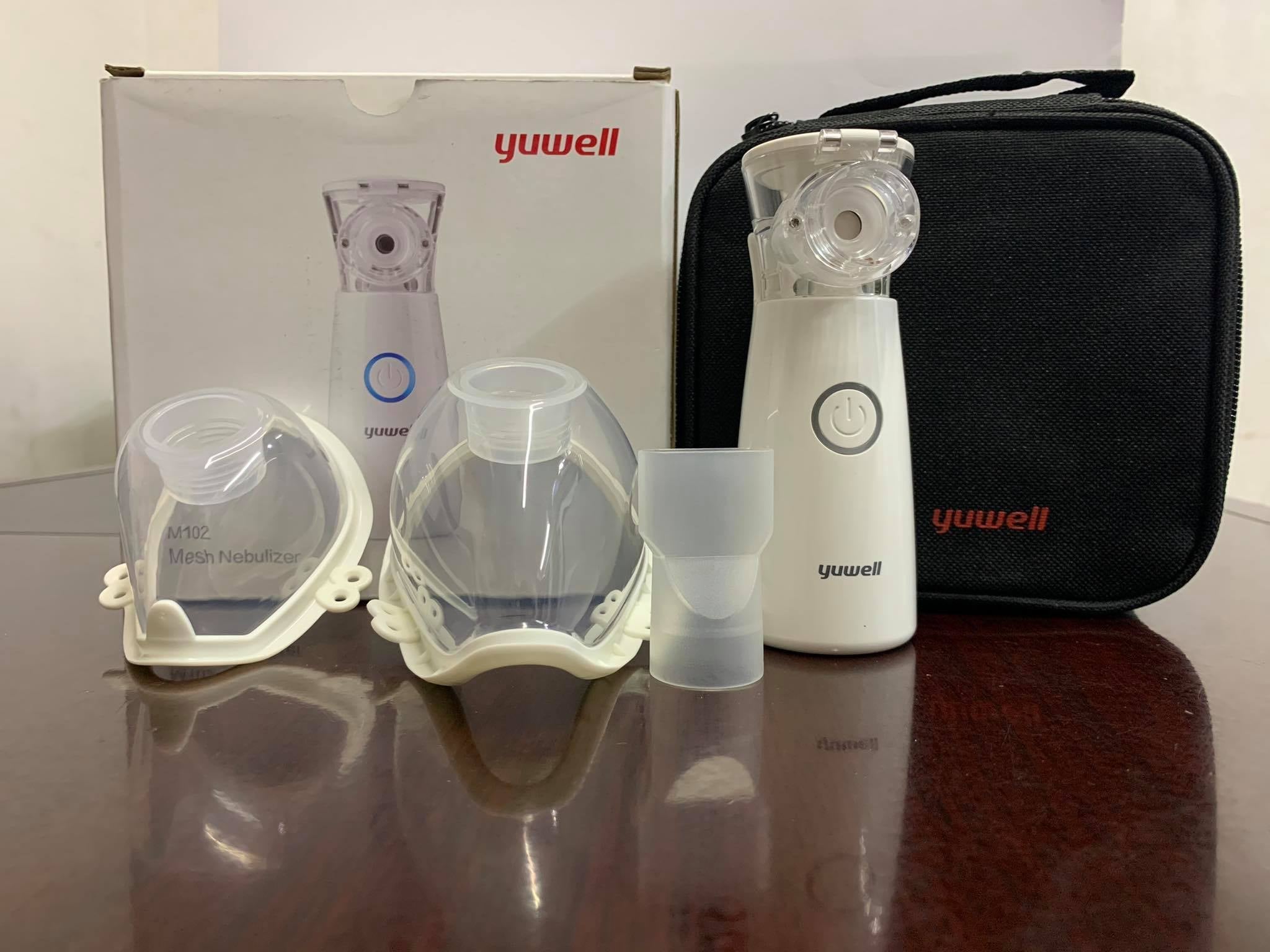 Máy Xông Mũi Họng Cầm Tay Nhỏ Gọn YUWELL M102 - Dùng Xông Khí Dung Hiệu Quả - Nhập Khẩu Chính Hãng - Bảo Hành 2 Năm