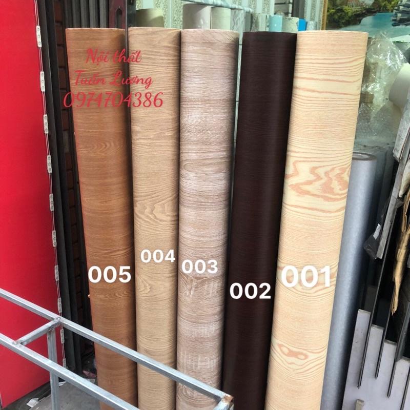 Giấy dán tường vân gỗ, có keo sẵn