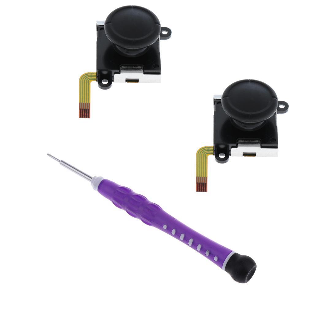 For Switch Controller Joystick Gamepad Rocker Joypad Part 2x + Screwdriver Opening Tool