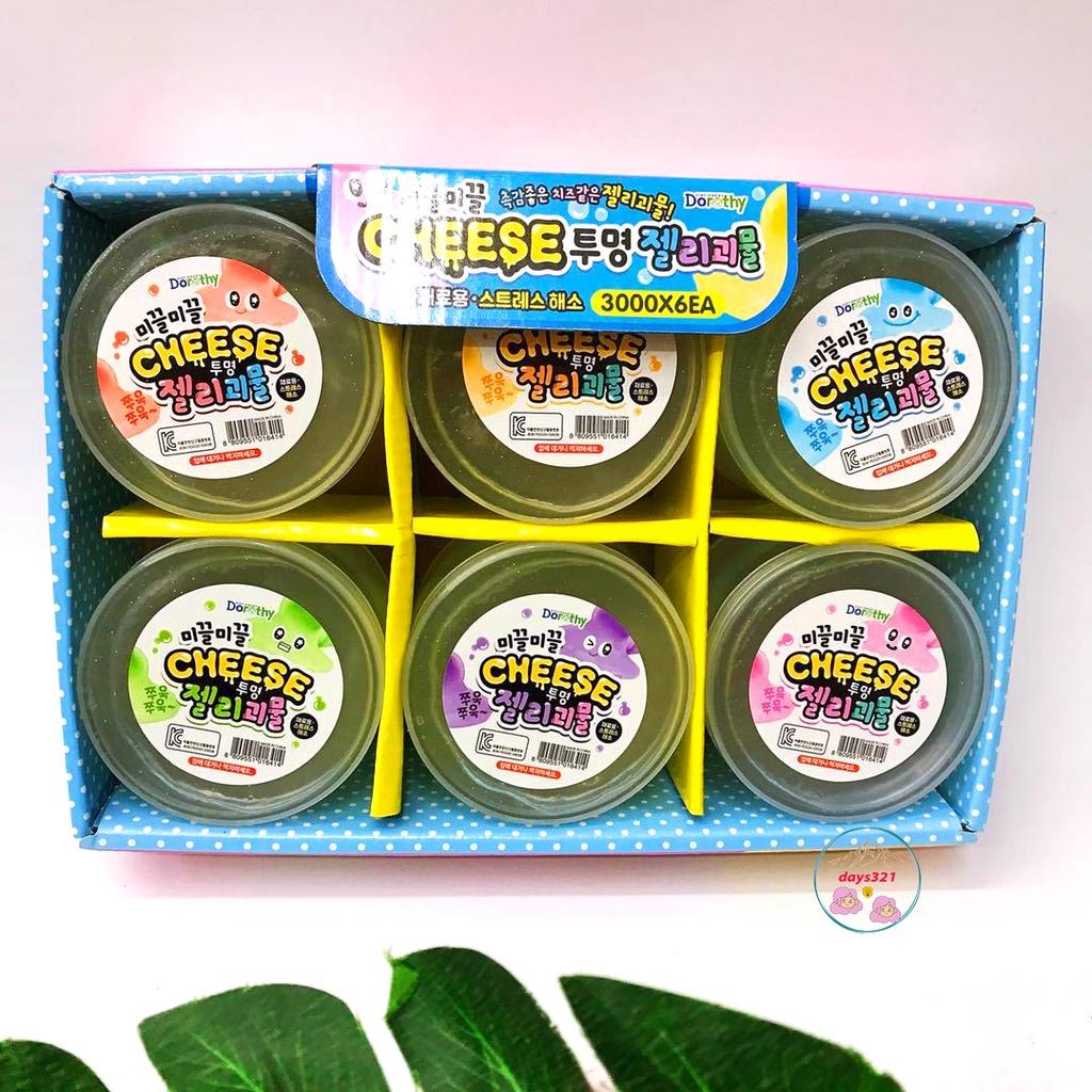 Slime TRONG BASIC 10 màu cực đẹp Đồ chơi hũ slam chất nhờn ma quái squishy hộp 200ML