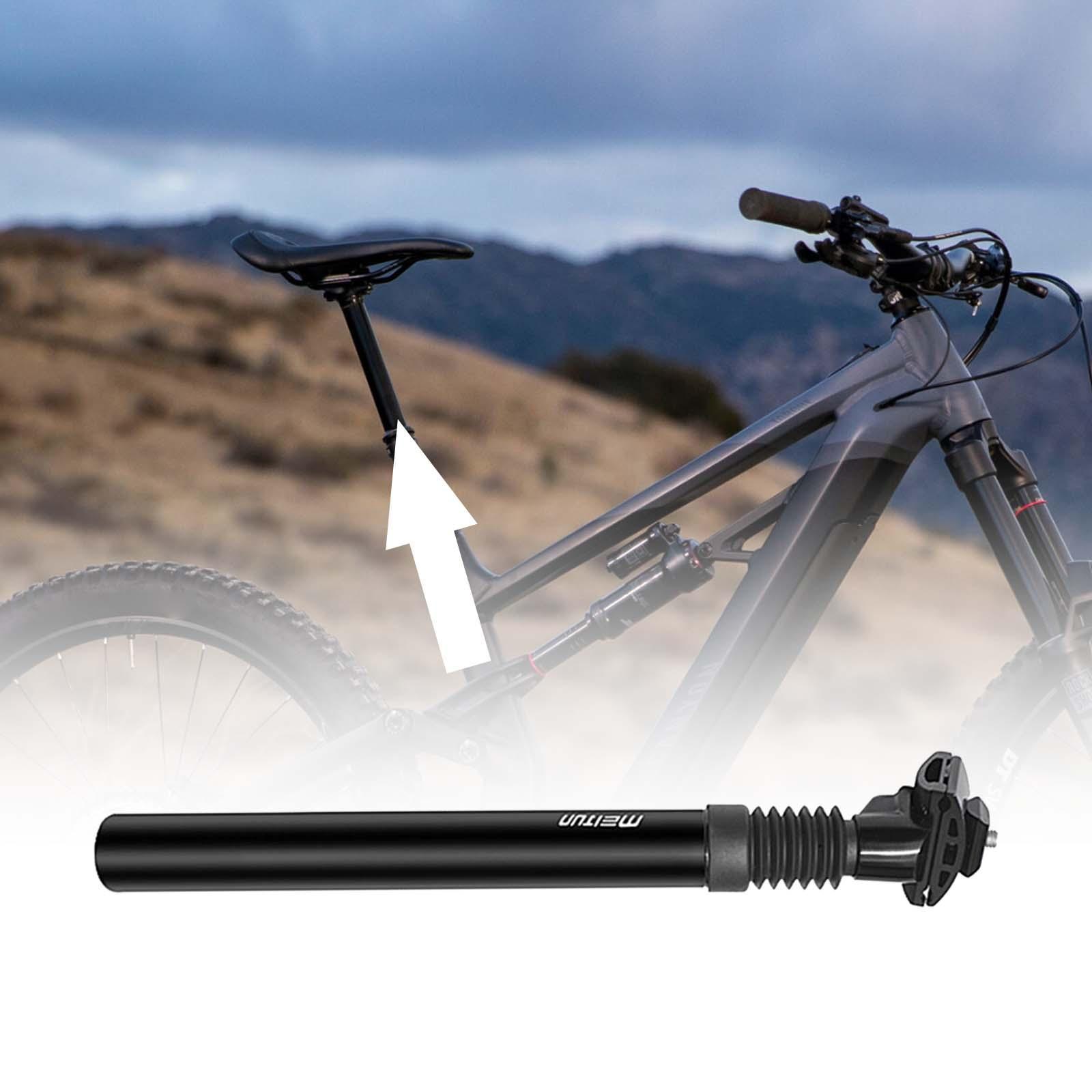 Bike Seatpost Seat Post Shock Absorber 350mm Saddle Pole Seat Tube for BMX Road Bikes Universal Components Parts