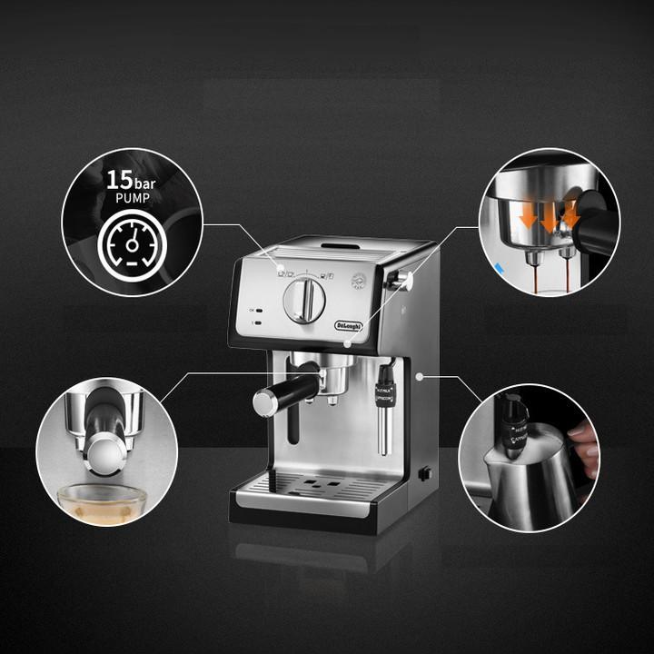 Máy Pha Cà Phê Espresso Delonghi ECP36.31 1100W (15bar) - Hàng Nhập Khẩu