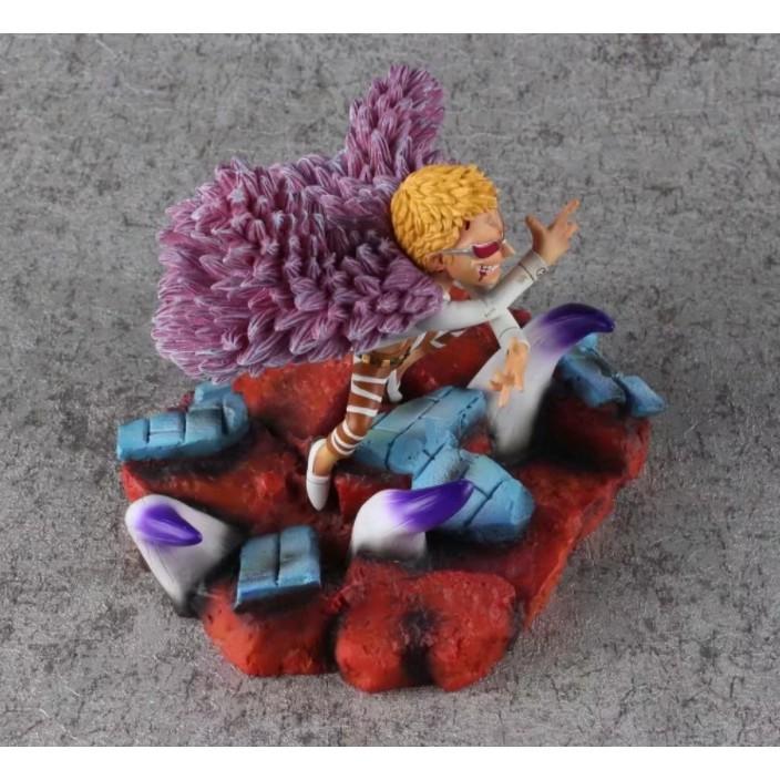 Mô hình Figure chibi one piece Luffy vs mingo thức tỉnh