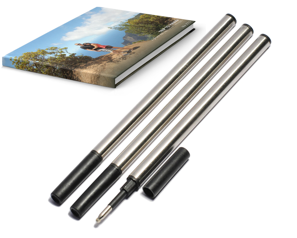 Combo 3 Ruột bút ký Bi 0.5 mm Cho bút Parker và loại tương tự loại siêu trơn mượt
