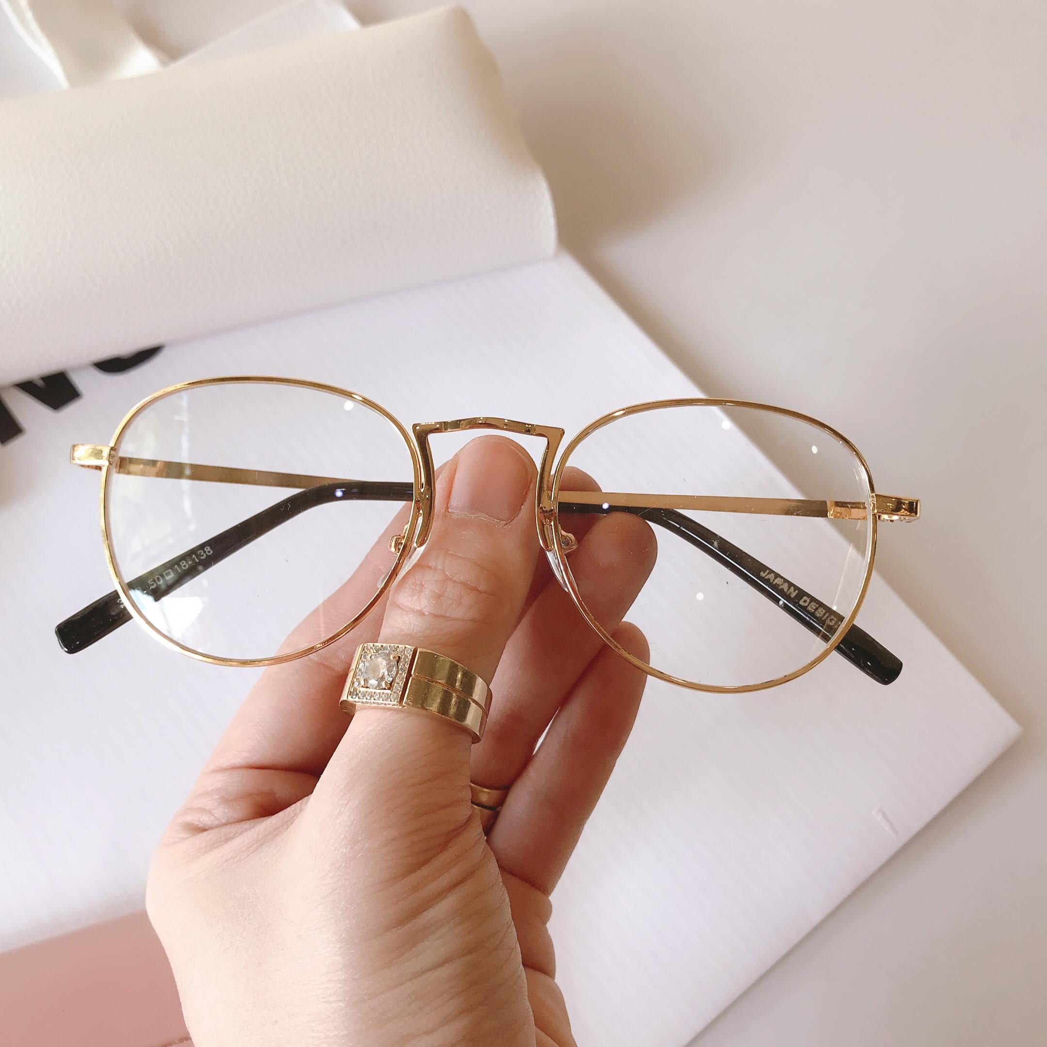 Kính gọng Kim loại Unisex cổ điển