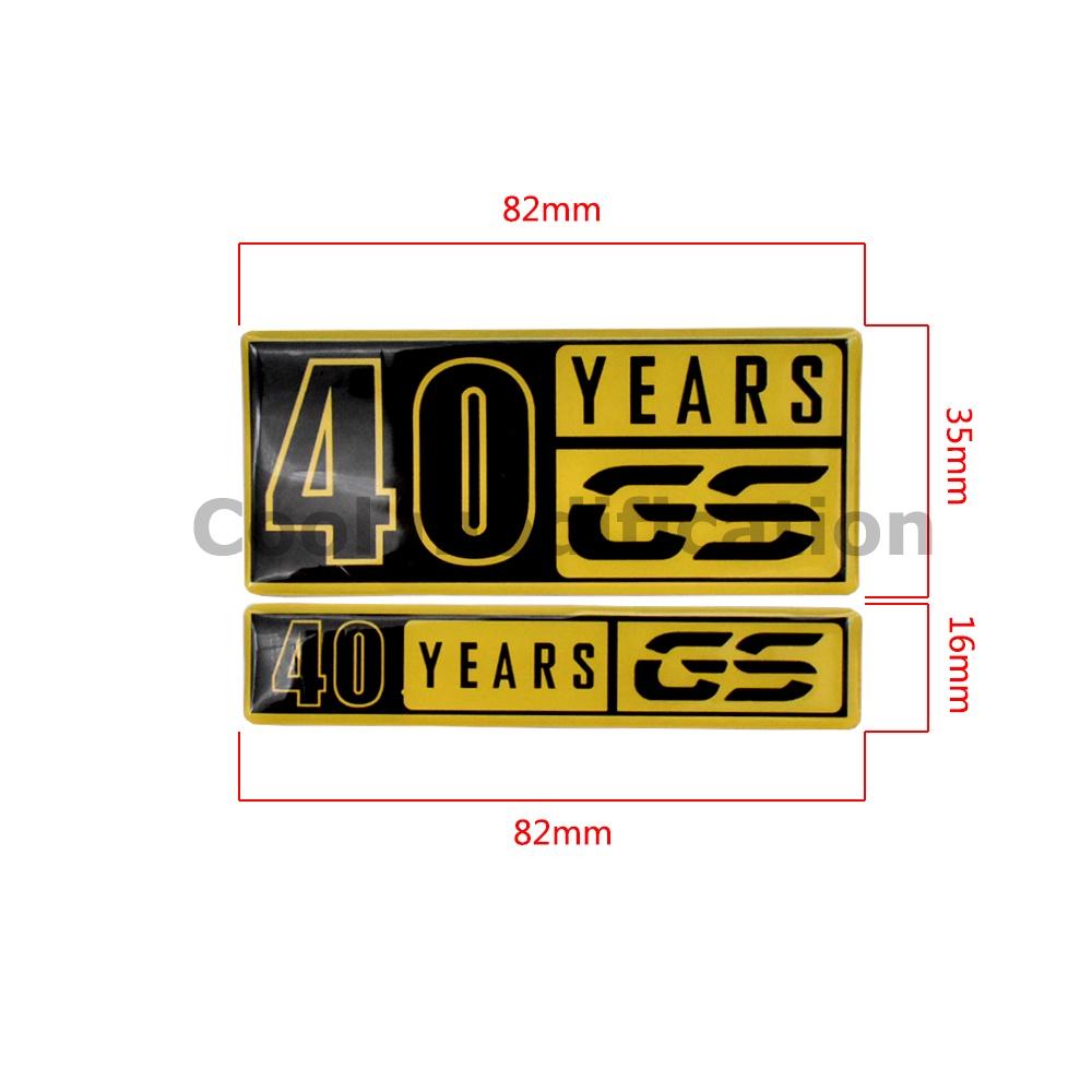 Miếng Dán Bình Xăng 3D 40 Năm Cho BMW F700GS F800GS F850GS G310GS F650GS R1200GS R1250GS