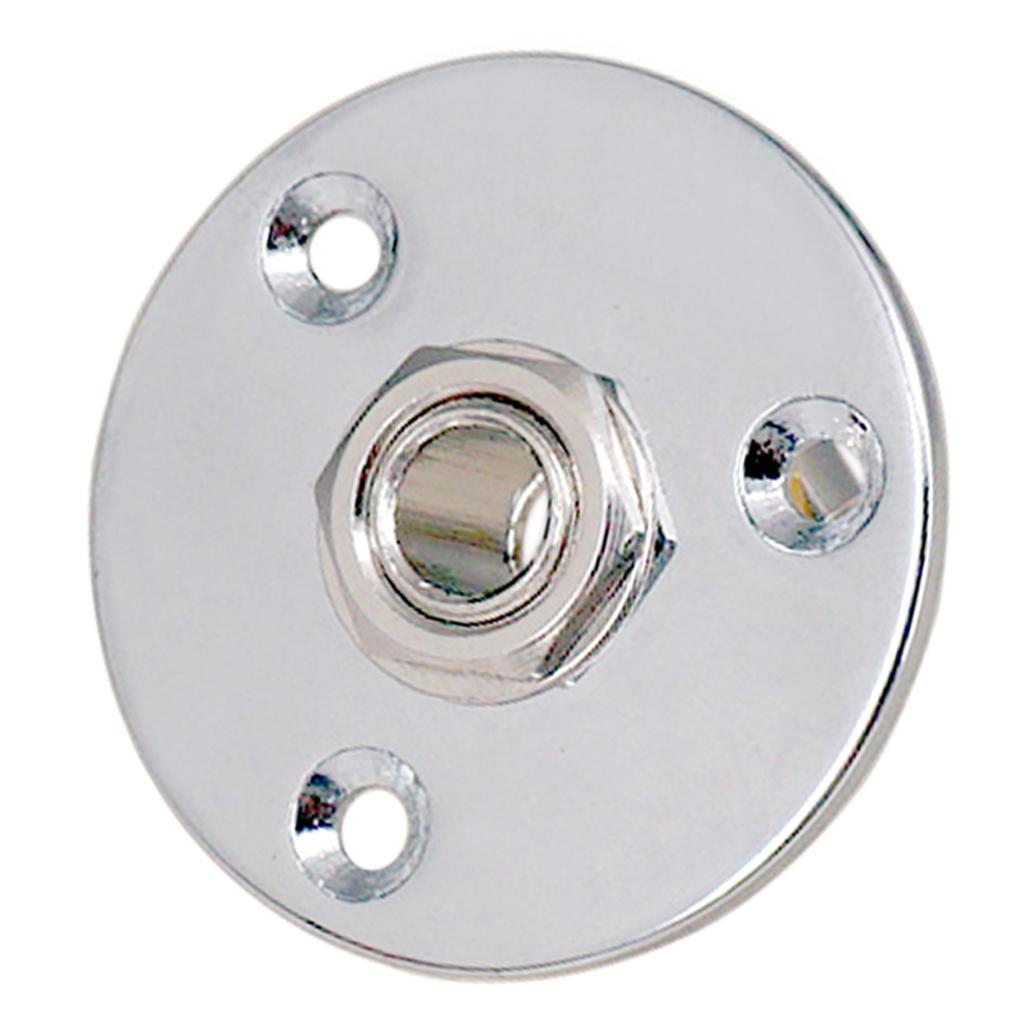 Guitar Jack Plate Pickup Output Jack Plug Socket 1/4" For Guitar Bass