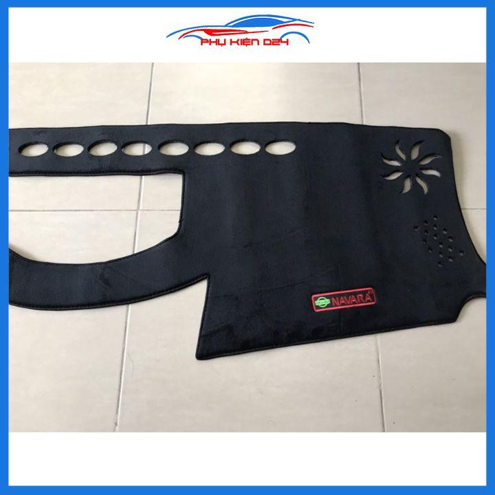Thảm taplo Navara 2015-2016-2017-2018-2019-2020-2021-2022 chống nắng nóng làm mát xe mở rộng tầm nhìn