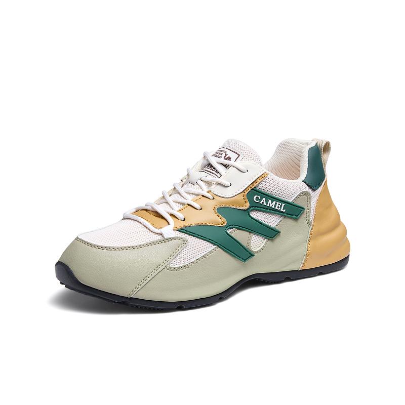 Giày thể thao nam Golden lạc đà 2023 Mùa xuân Giày thể thao ngoài trời mới. Color: Sand Green Shoe Size: 44