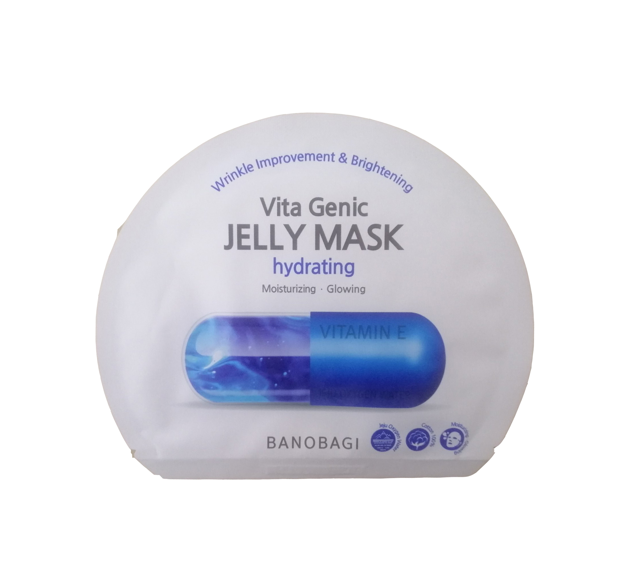 Hộp 10 Mặt nạ dưỡng da MẶT NẠ BANOBAGI VITA GENIC JELLY MASK HYDRATING cung cấp vitamin E cấp ẩm dưỡng da chuyên sâu