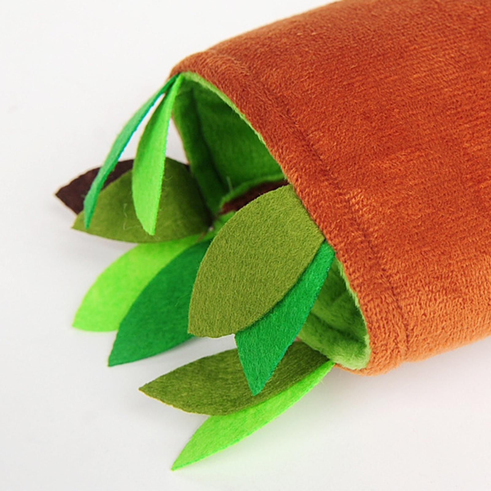 Plush Hamster Hammock Leaf Hanging Tunnel Cage for Ferret Squirrel Parrot