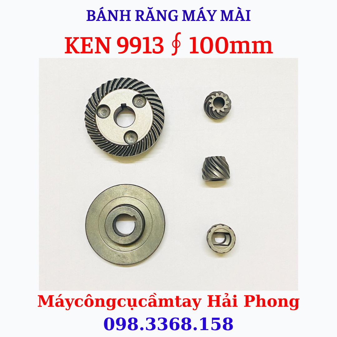 Bánh răng máy mài góc 'CRONW' Mod.3005 / 'KEN' Mod. 9913 / Katomer... ∮ 100 mm