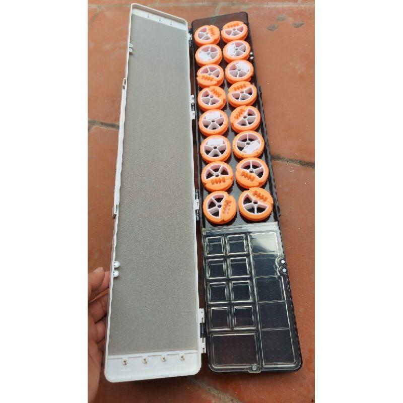 Hộp đựng phao + trục thẻo câu đài 57cm