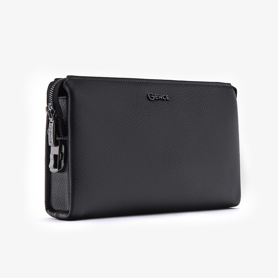 Clutch cầm tay nam khóa vân tay da bò RB06 cao cấp - Màu