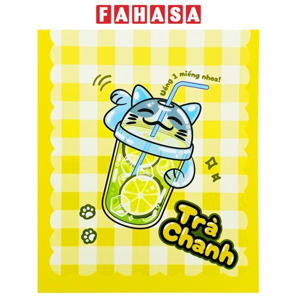 Tập Học Sinh Tea Bread 1 - 4 Ô Ly Vuông - 96 Trang 80gsm - The Sun - Trà Chanh